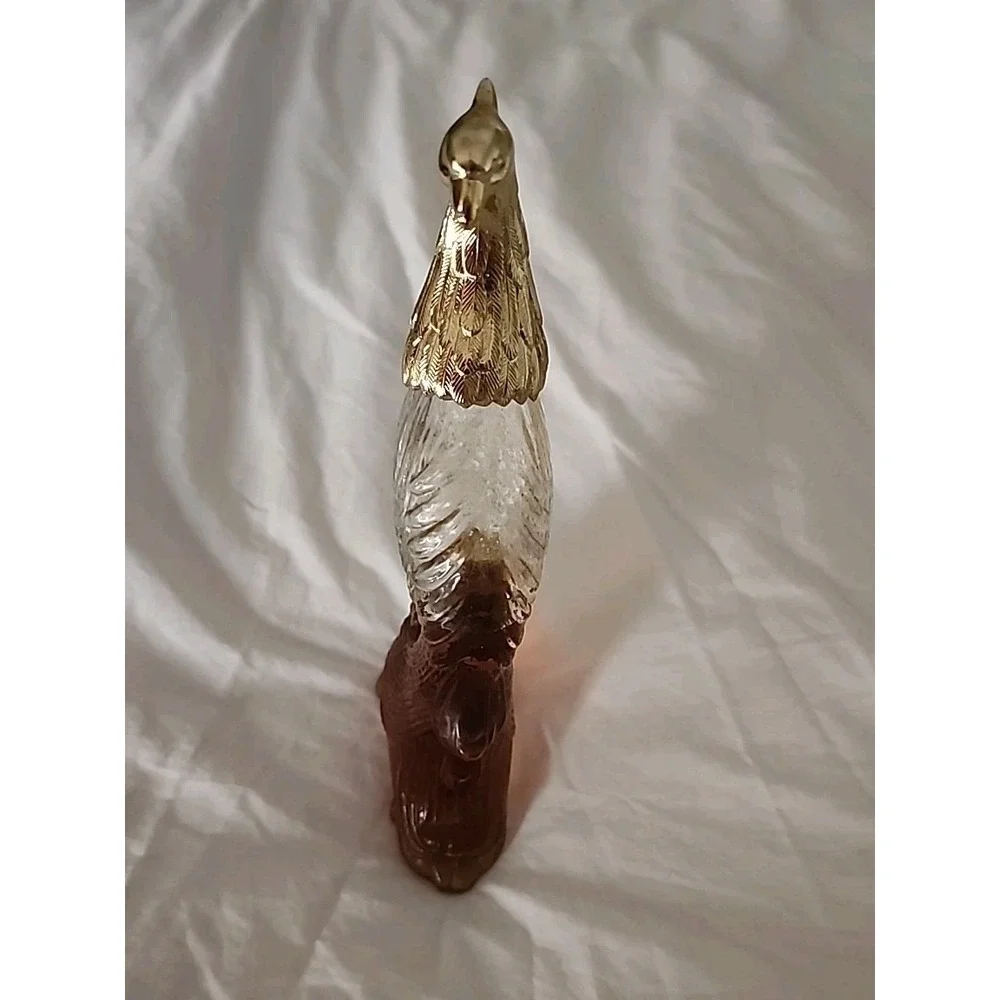 AVON‎ Mid Century Bird Of Paradise/ Peacock 5oz Bottle Decanter 60s 70s Vintage